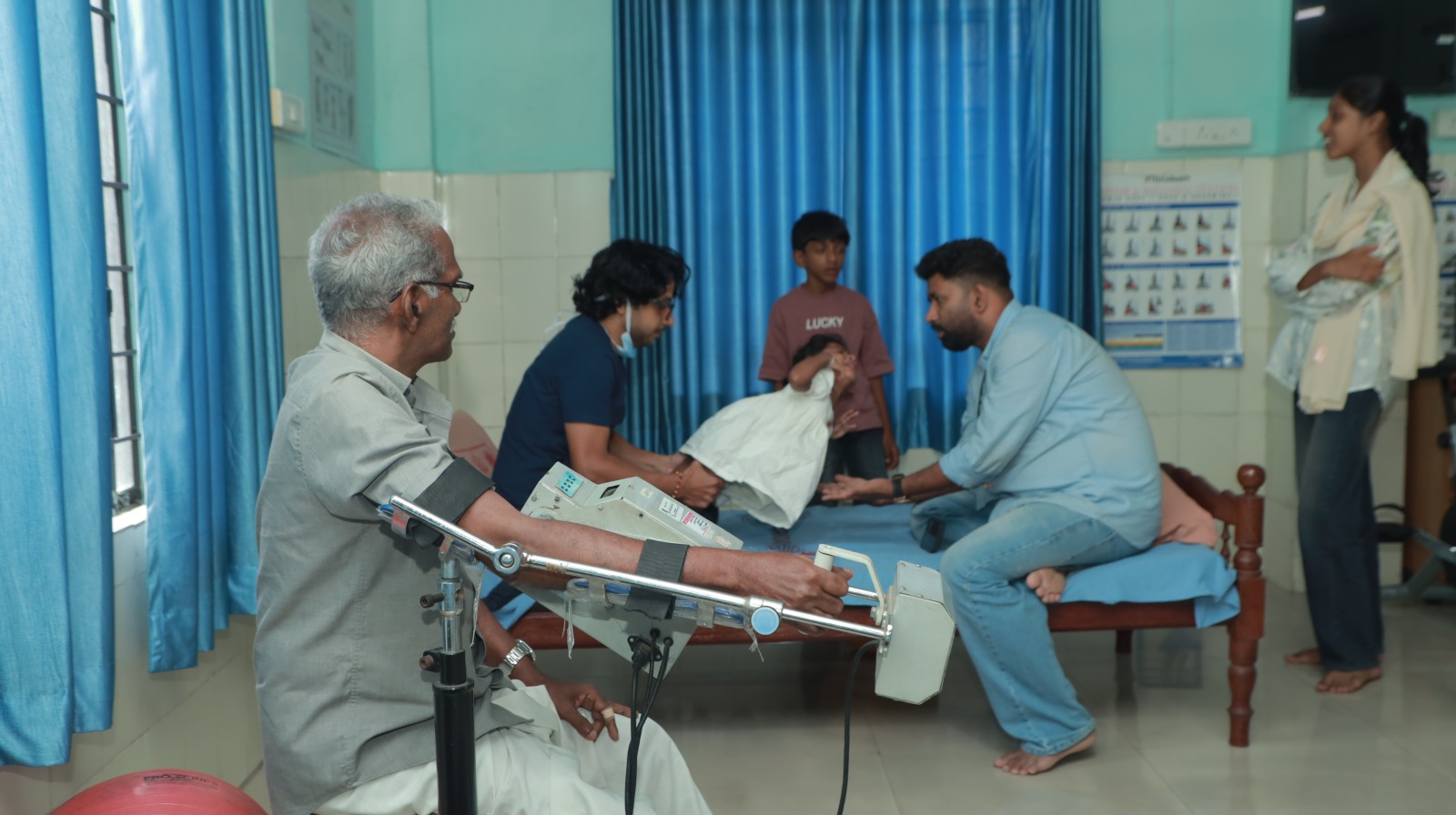 Medical consultation and OP care for hemophilia patients at District Hospital Aluva